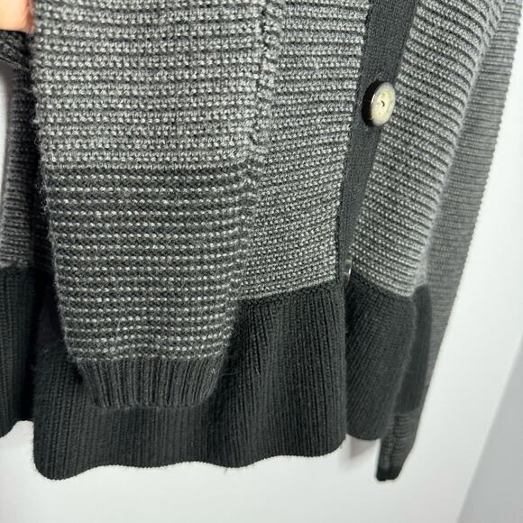Club Monaco Merino Wool  Button Front Cardigan Heavy Knit Women's Large - Picture 5 of 12